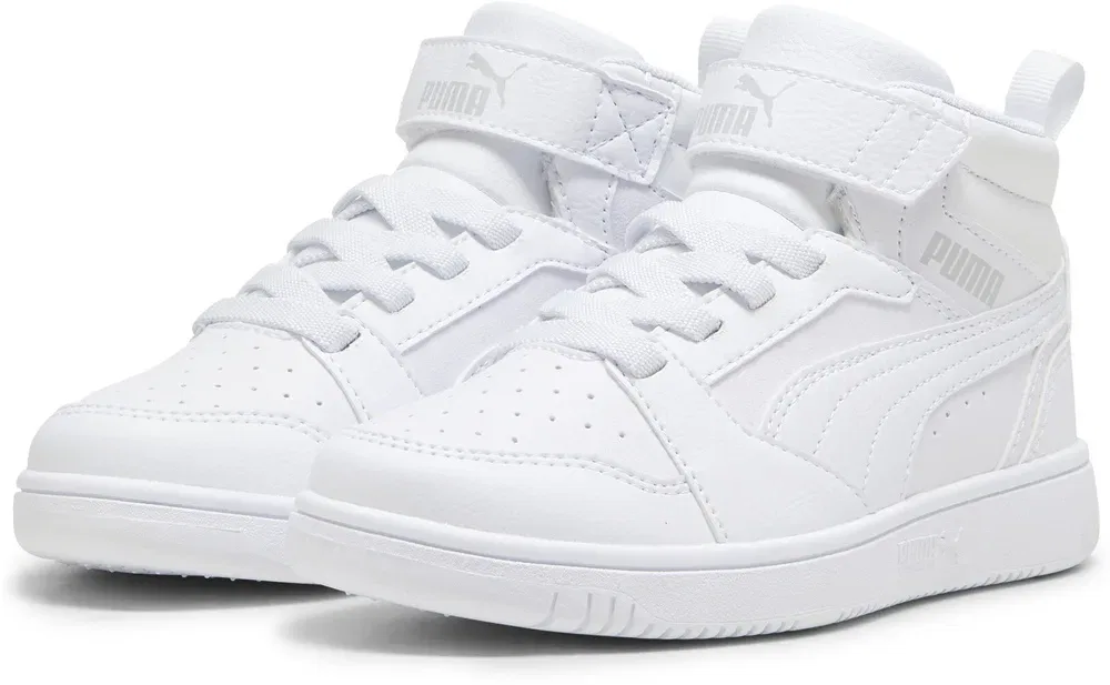 Кроссовки детские Rebound V6 Mid AC+ PS, Puma, белый