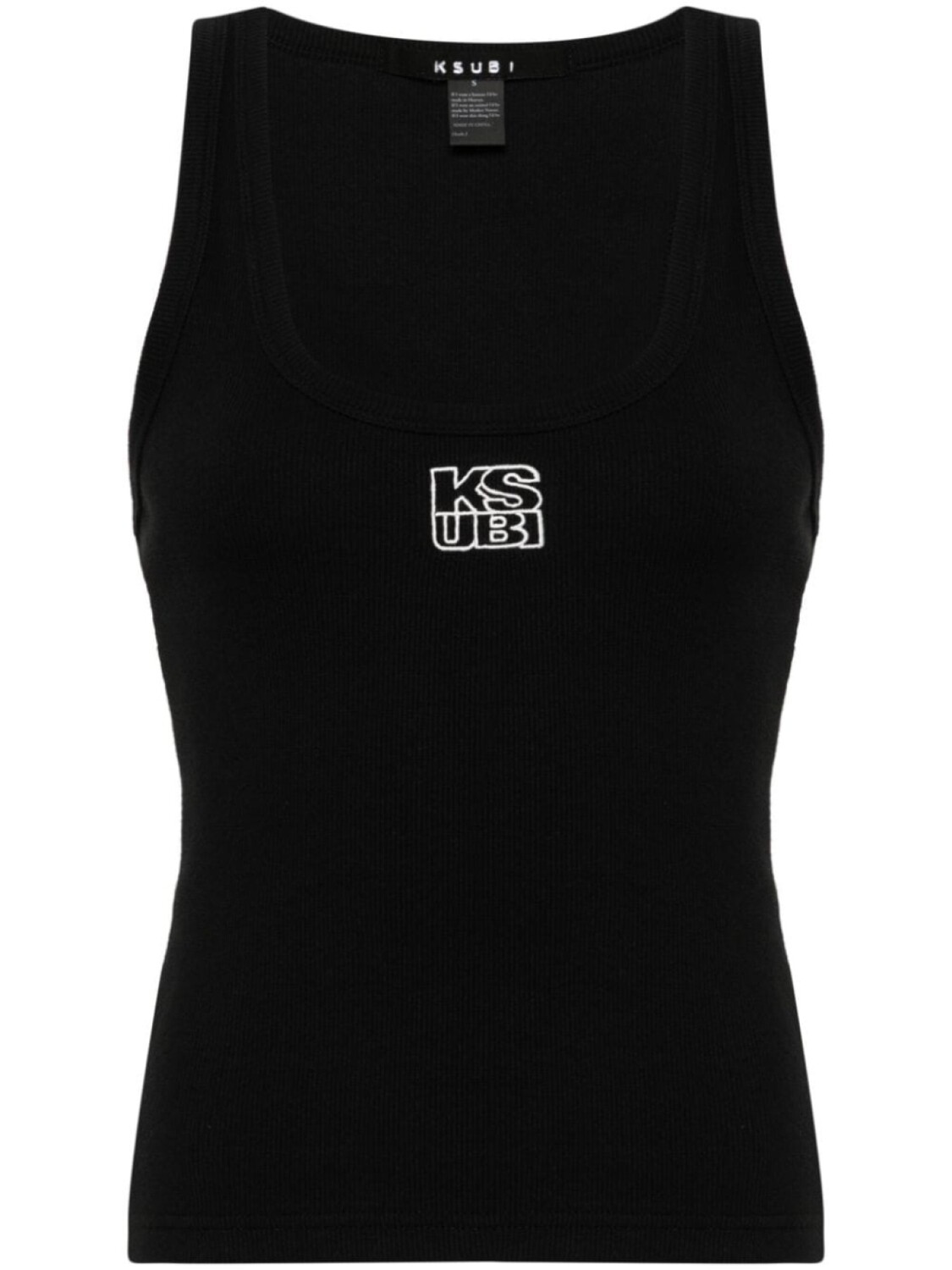 

Ksubi топ Stacked Origin в рубчик, черный