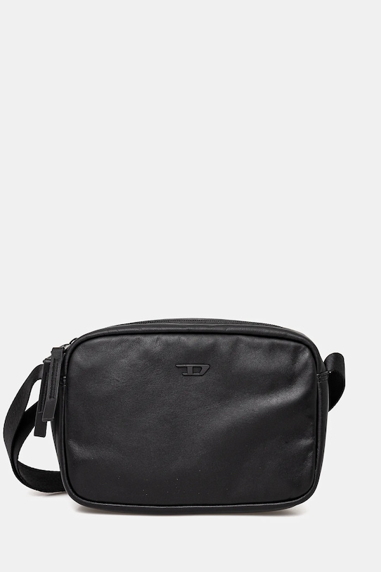 

Кожаная сумка Rave Camera Bag X с перекрестным ремнем Diesel, черный