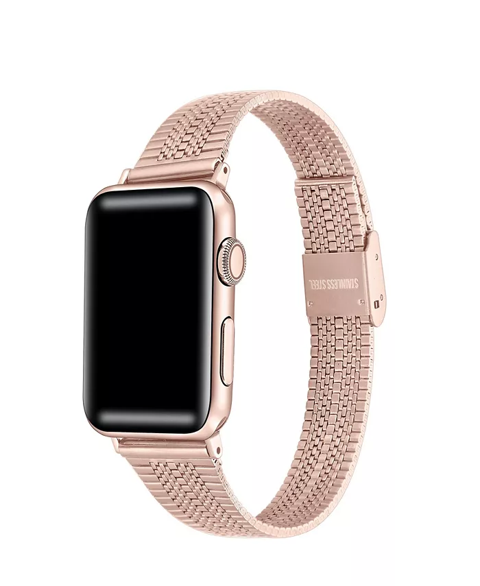 

Унисекс браслет Eliza для Apple Watch из нержавеющей стали, двухцветный, размер 38/40/41 мм Posh Tech, розовый
