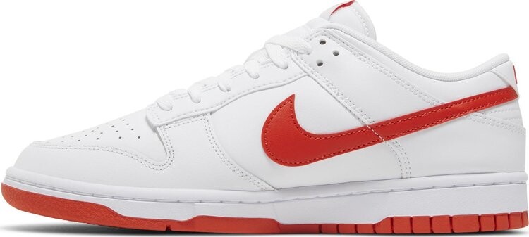 Кроссовки Dunk Low 'Picante Red', белый — фото 3