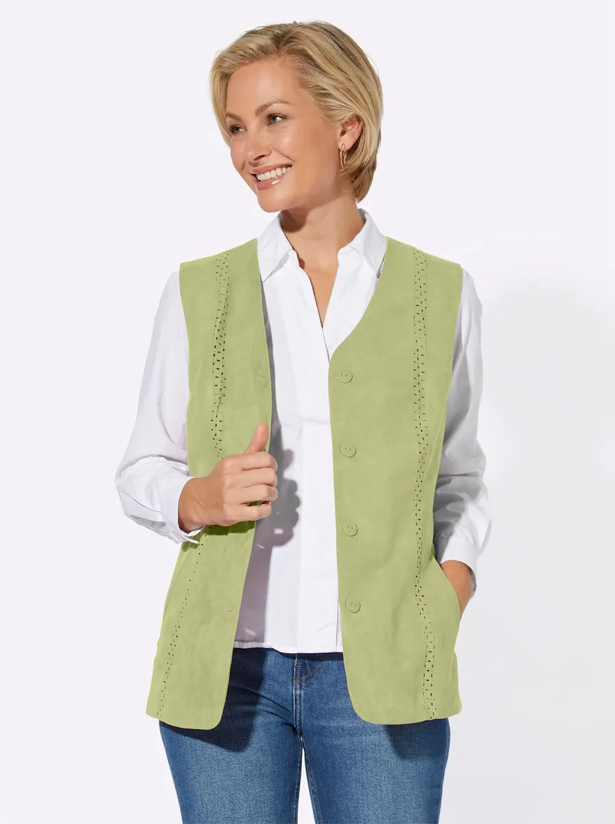 

Короткий жилет Classic Basics, зеленый