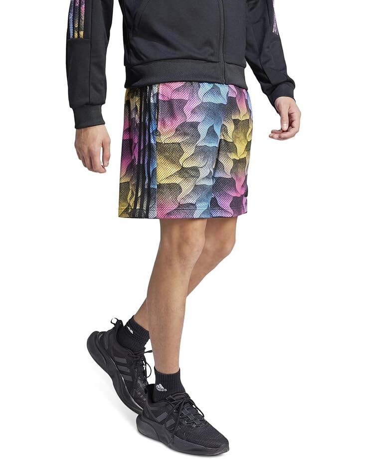 

Шорты adidas Tiro All Over Printed Mesh, цвет Black/Spark