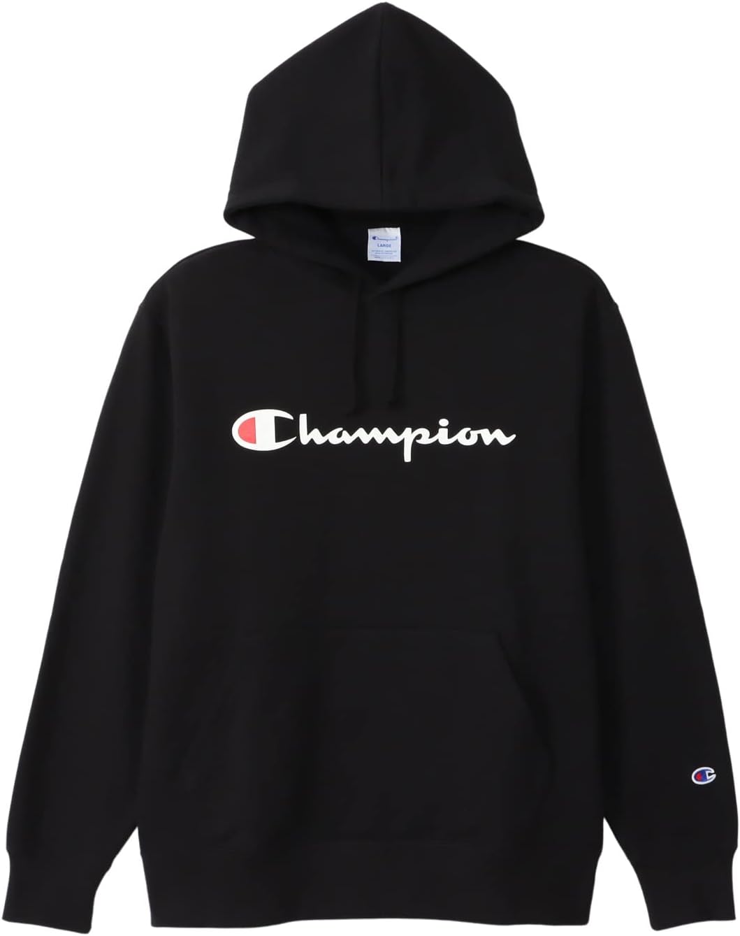 

Мужская толстовка Champion C8-W130Z с длинным рукавом, на флисовой подкладке, с логотипом, черный