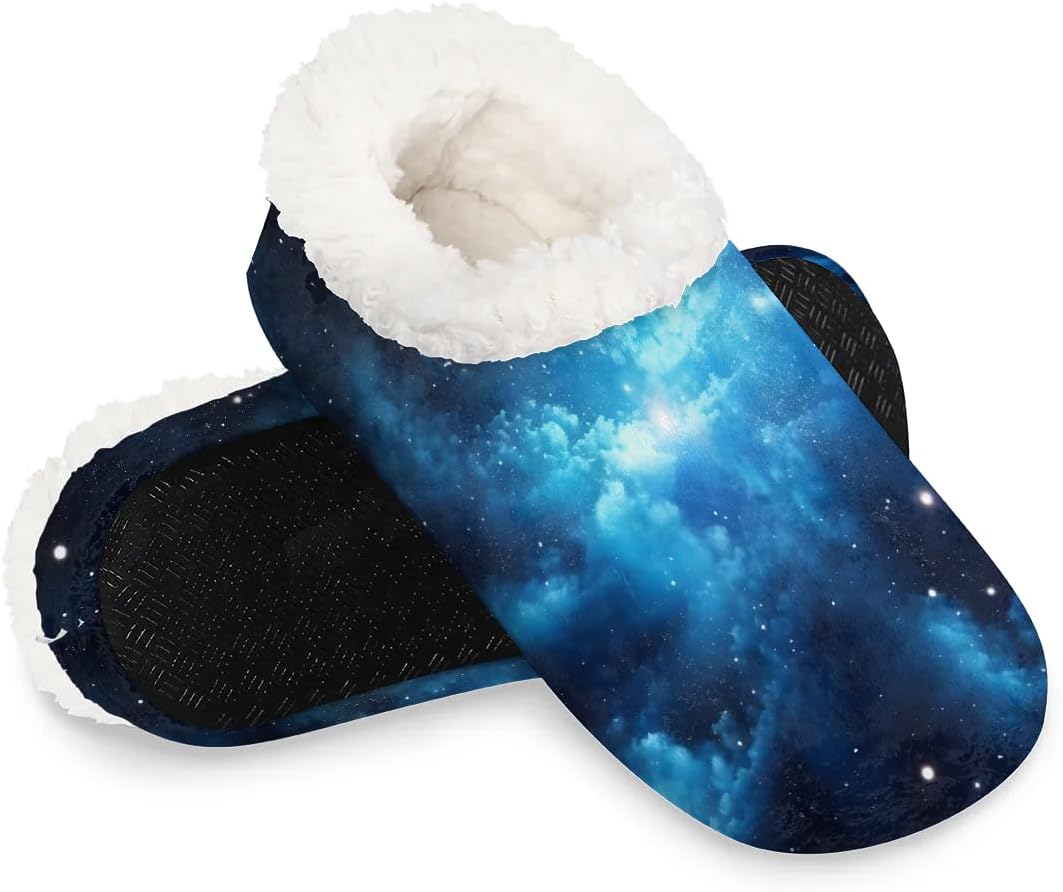 

Закрытые домашние тапочки для женщин и мужчин, уютные теплые тапочки для дома, для использования внутри и снаружи Tulimet, светло-голубой