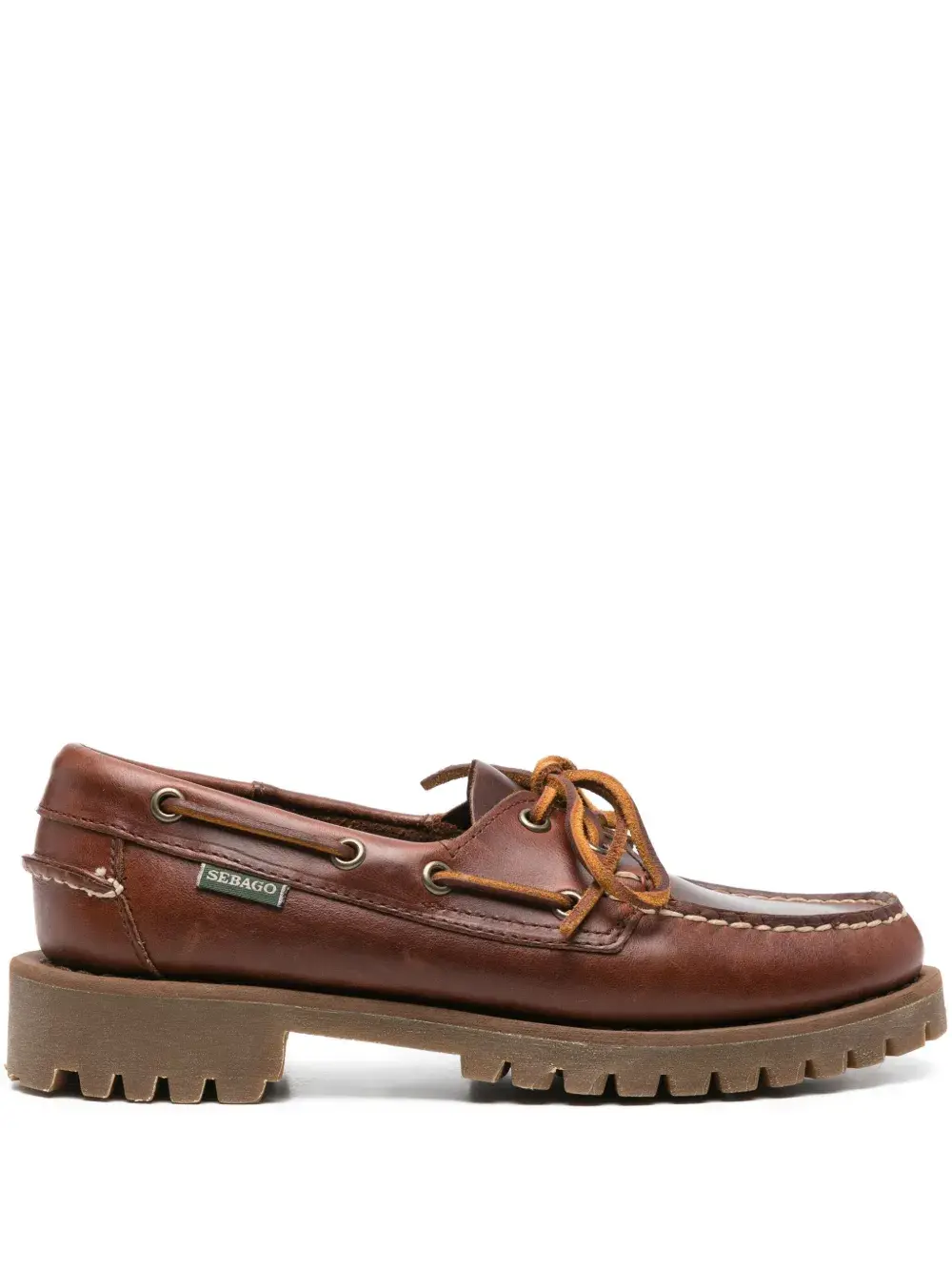 Кожаные лоферы Sebago, коричневый