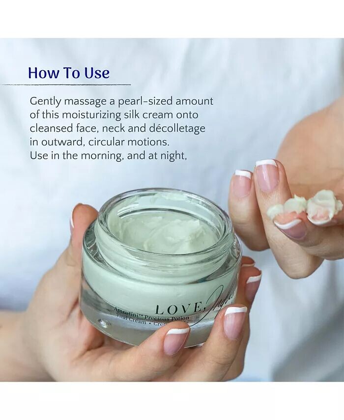 Крем для лица Love, Indus — Amrutini Precious Potion - Увлажняющий Vital Cream, 50 мл — фото 4