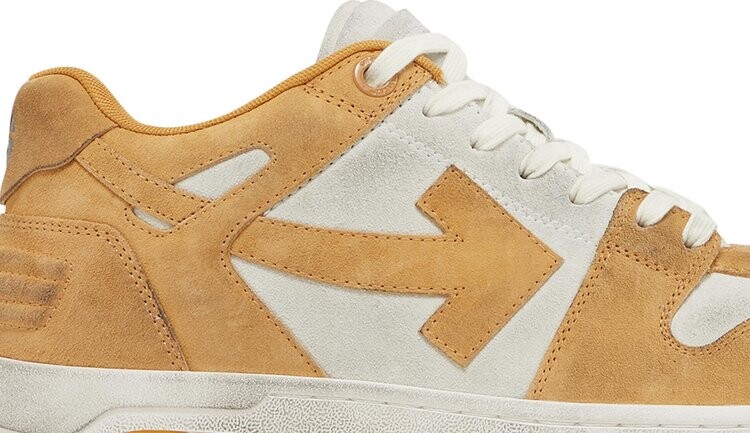 Кроссовки Off-White Out of Office 'Vintage Suede - Orange', оранжевый — фото 2