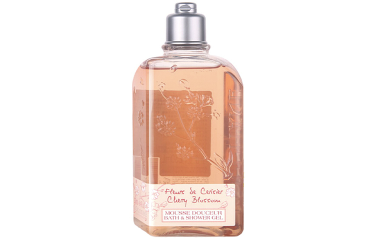 Гель для душа Sweet Cherry Blossom ароматный глубоко очищающий увлажняющий 250мл/500мл LOCCITANE, 250ml Hand Cream 10ml*3 — фото 2