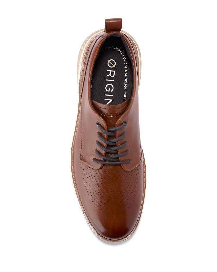 Мужские оксфорды ØriginalGrand Energyweave с перфорацией и круглым мыском Cole Haan, коричневый — фото 2