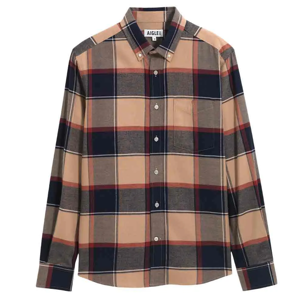 

Рубашка с длинным рукавом Aigle BL036, коричневый