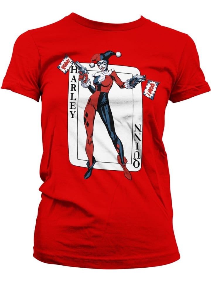 

Футболка DC Commics Harley Quinn, красный