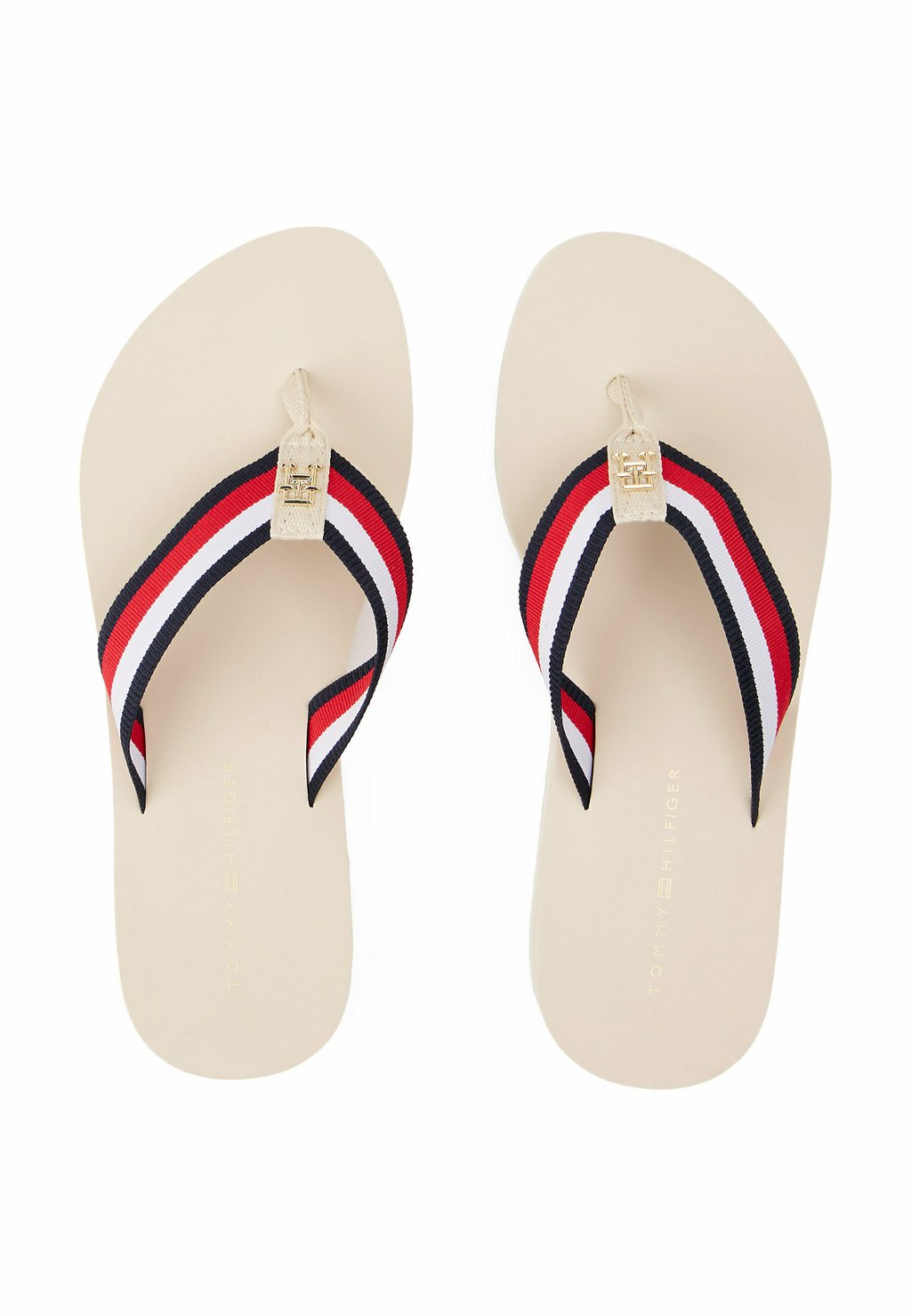 Сандалии с Т-образной застежкой SIGNATURE - Pool shoes Tommy Hilfiger, красный — фото 4