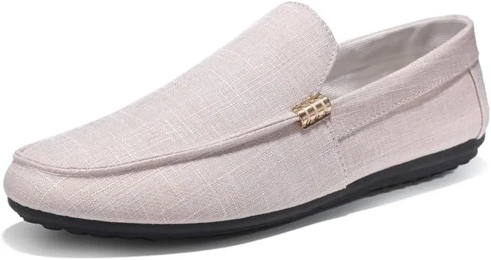Лоферы тканевые Mens Loafers Shoe, бежевый PUGHGAETZF