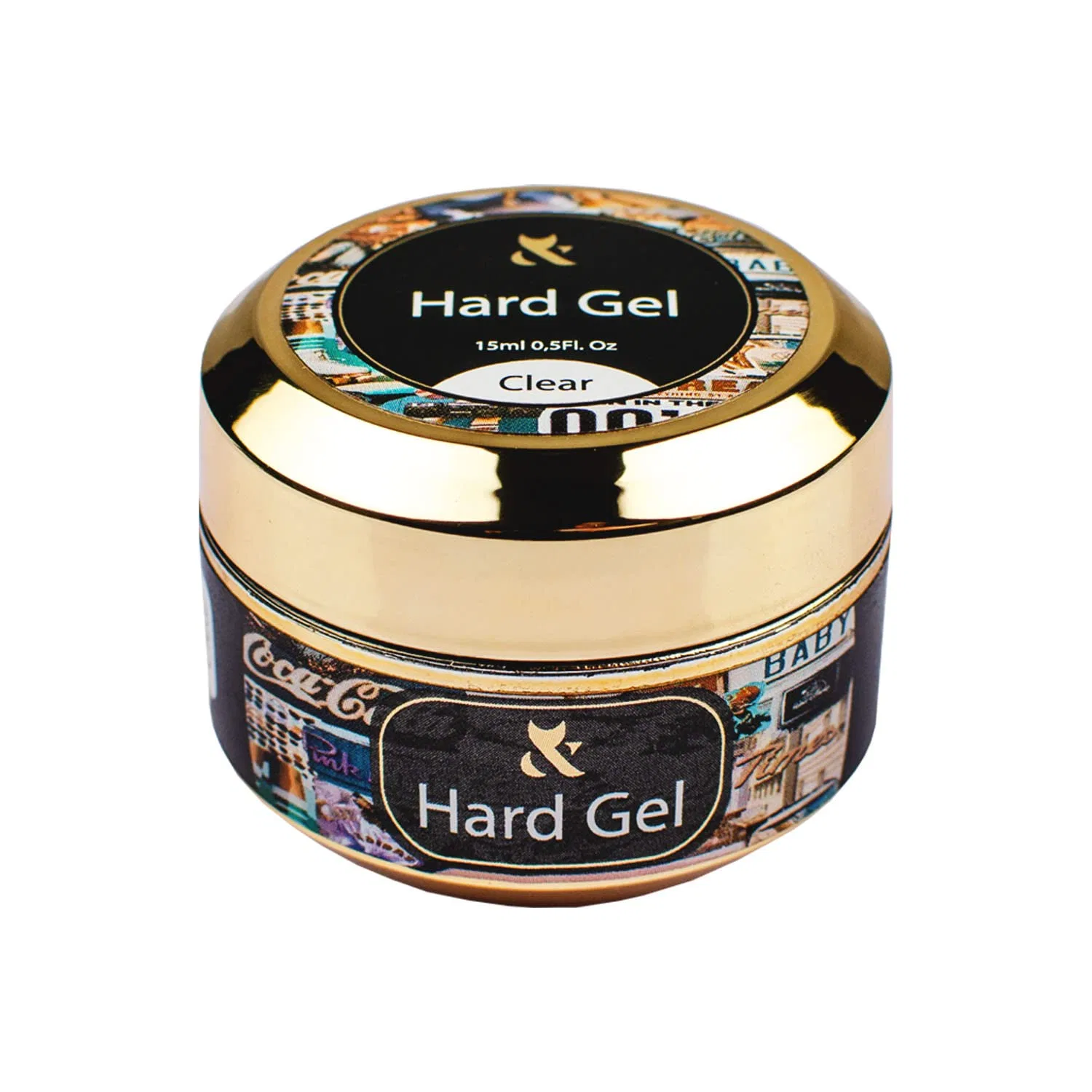 Гель для наращивания ногтей F.O.X Hard Gel (15 мл, Clear) F.O.X, Klar