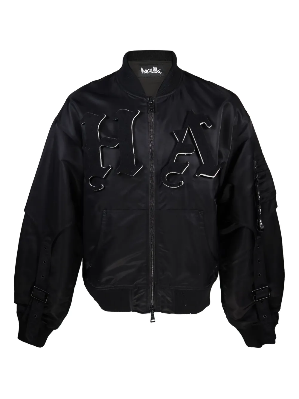 

Бомбер с аппликацией Haculla, черный