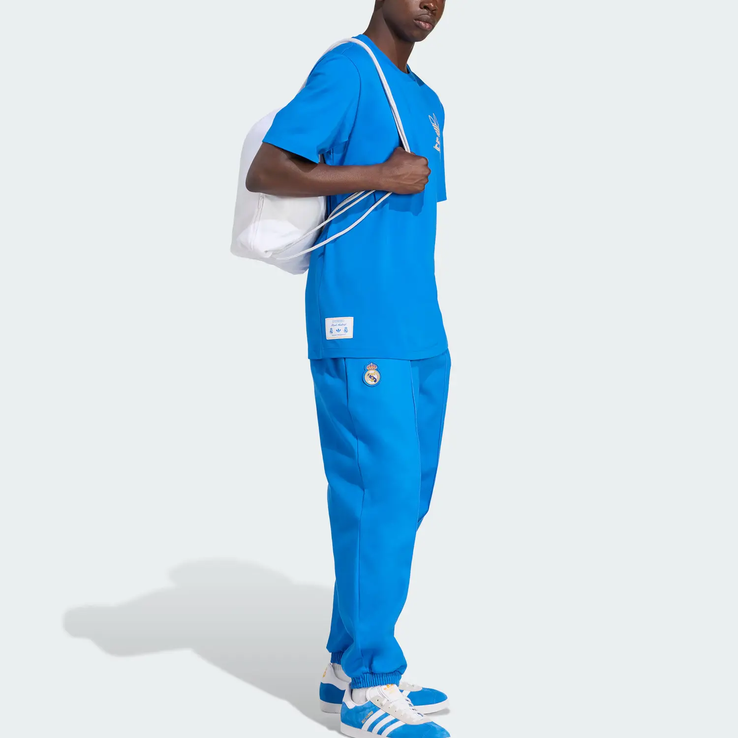 Футболка мужская Real Madrid Terrace Icons Adidas Originals, синий — фото 4