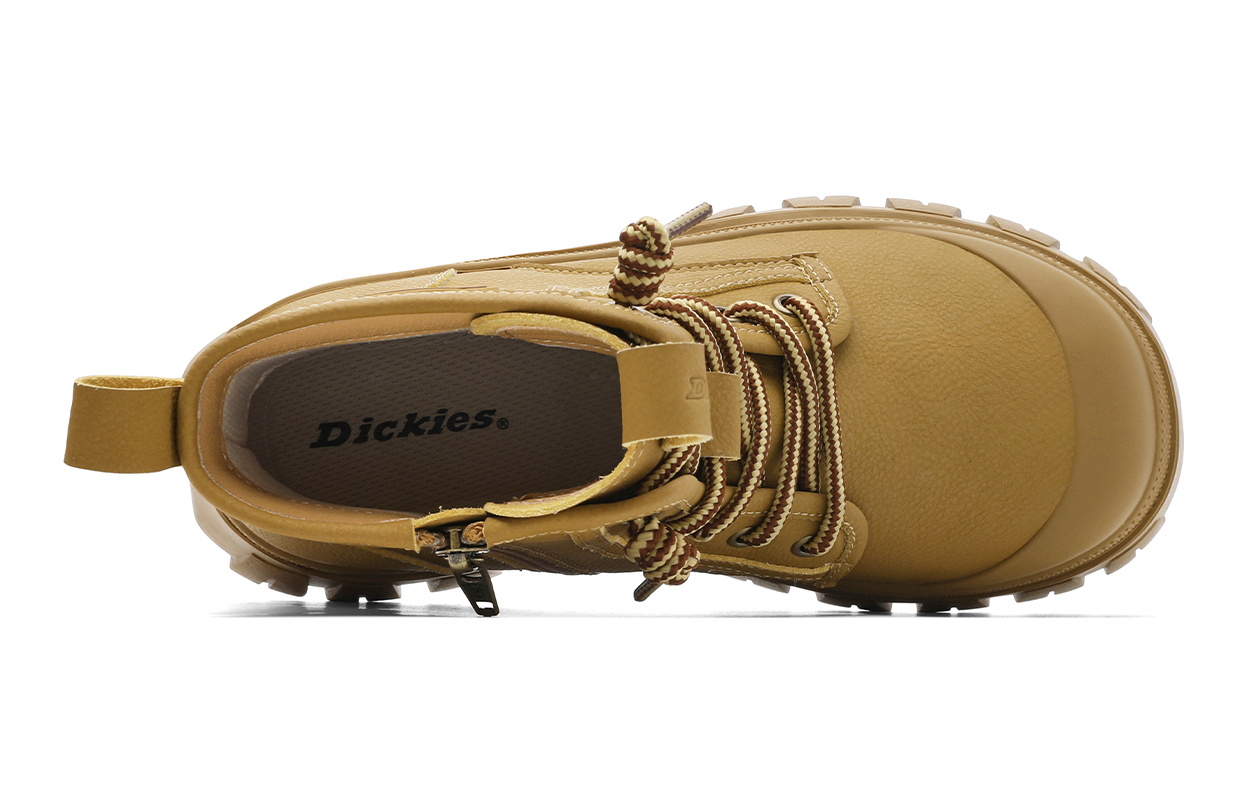 Износостойкие детские ботинки Brown Teenagers Dickies, Желто-коричневый — фото 4