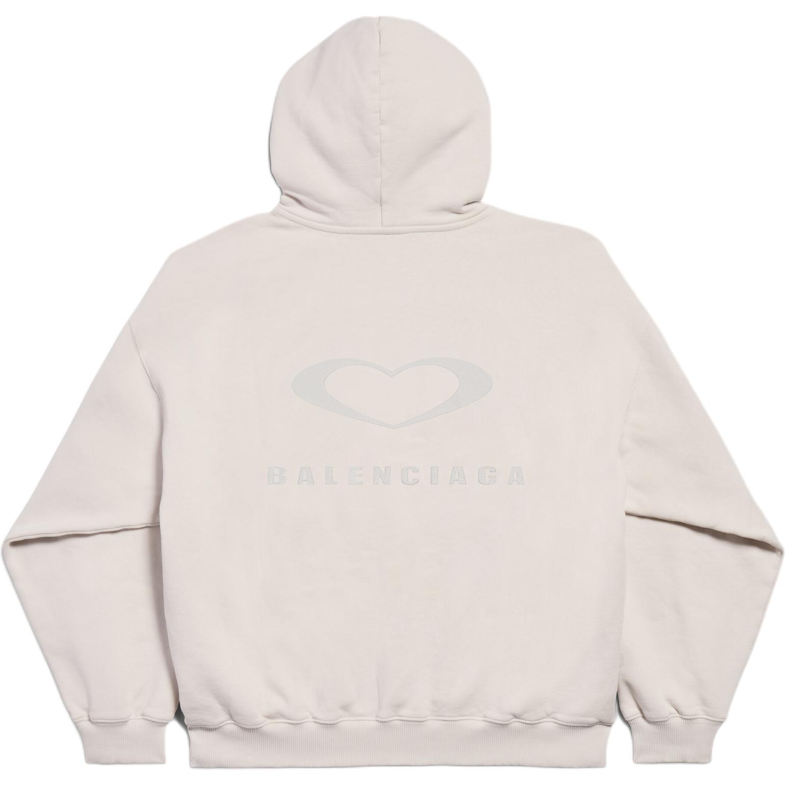 Свитшот Chinese Valentine's Day FW25 размер M унисекс Balenciaga, белый — фото 3