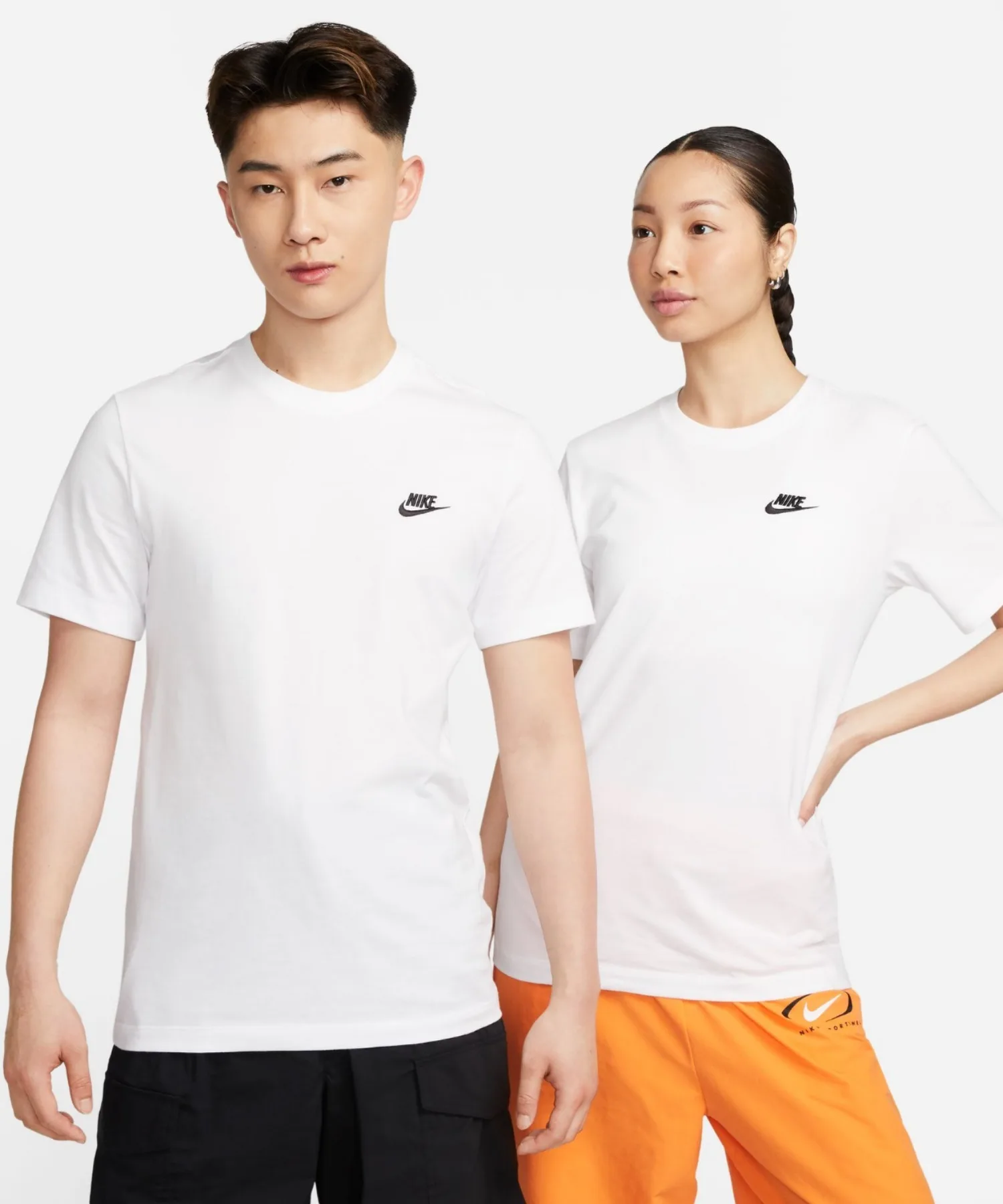 Мужская футболка Nike Sportswear Club с логотипом, белая