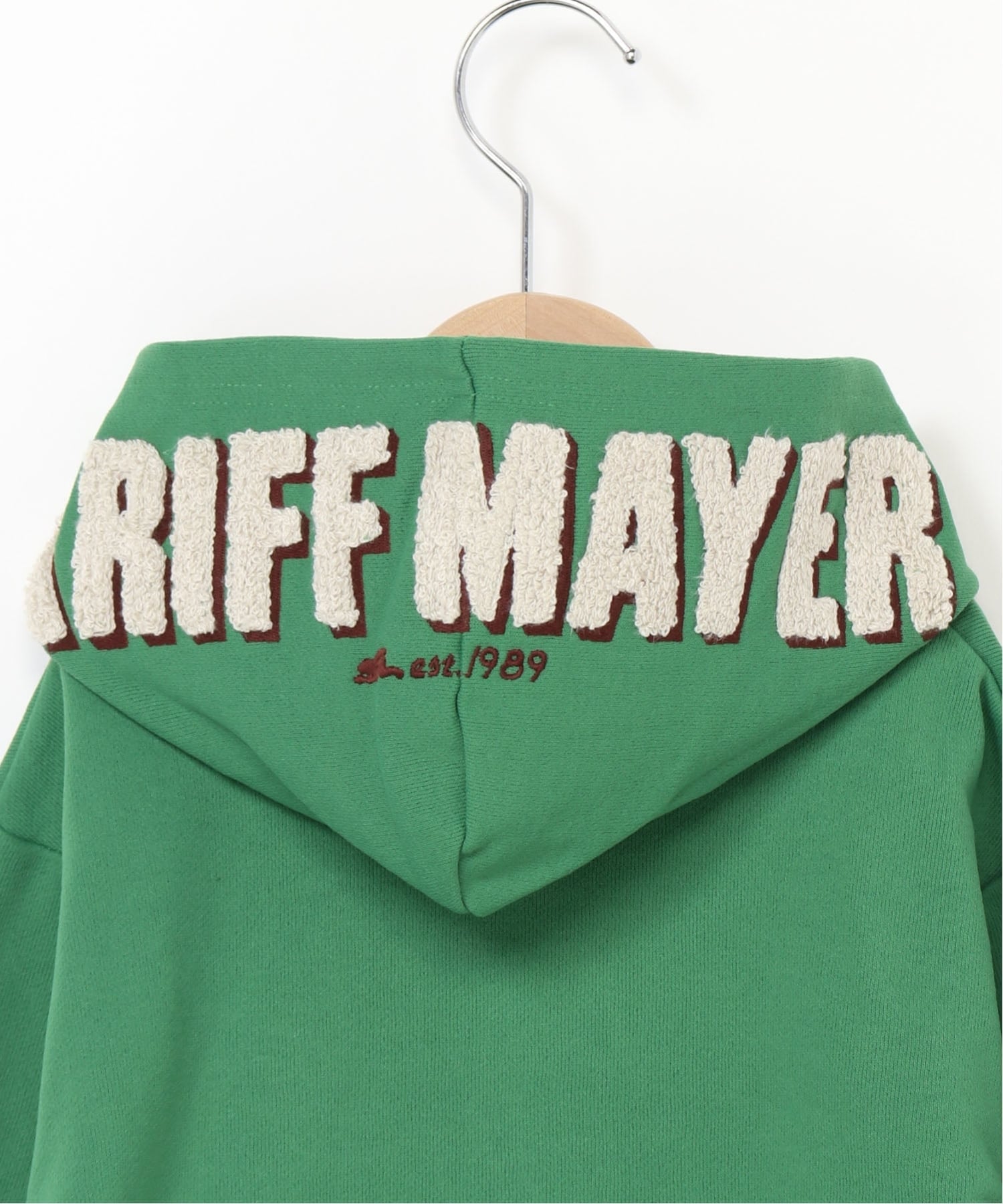 (K) Толстовка Sagara из флиса с вышивкой (логотип на капюшоне) KRIFF MAYER, GREEN — фото 4
