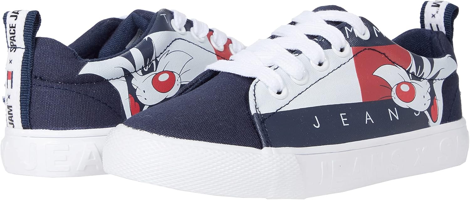 

Кроссовки Tommy Hilfiger Tommy Jeans X Space Jam (Little Kid/Big Kid), Navy