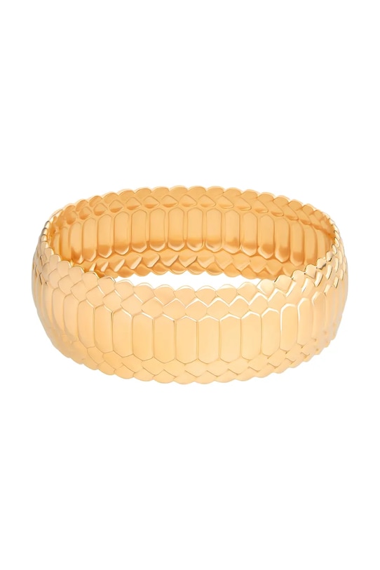 

Позолоченный браслет «Змея» Lilou, золотой