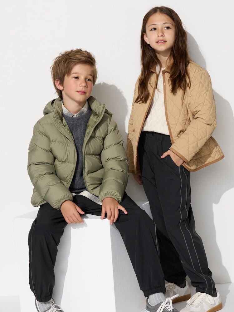 

Теплые джоггеры на подкладке Uniqlo, цвет 09 черный