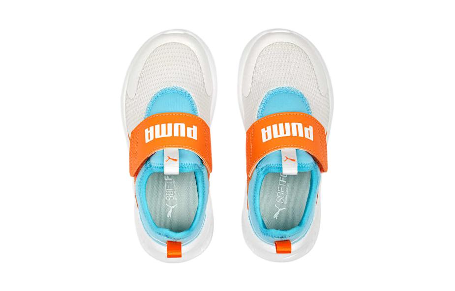 PUMA Детские кроссовки с низким верхом, устойчивые к истиранию, белые — фото 3