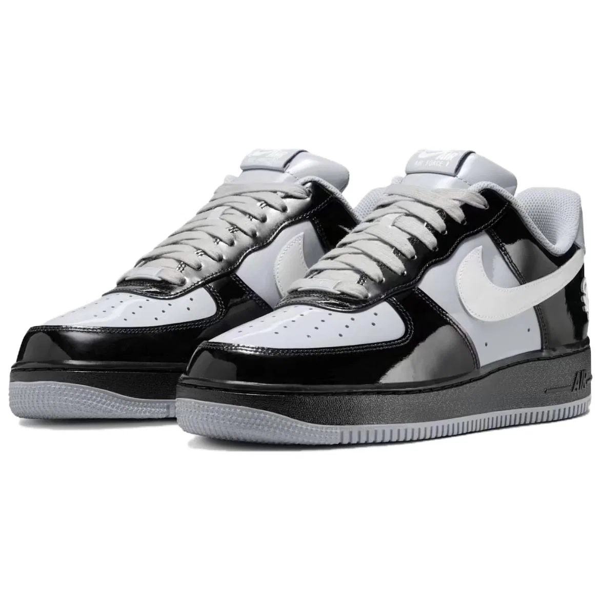 Кроссовки Nike Air Force 1 Low Central Cee Black White Gray — фото 3