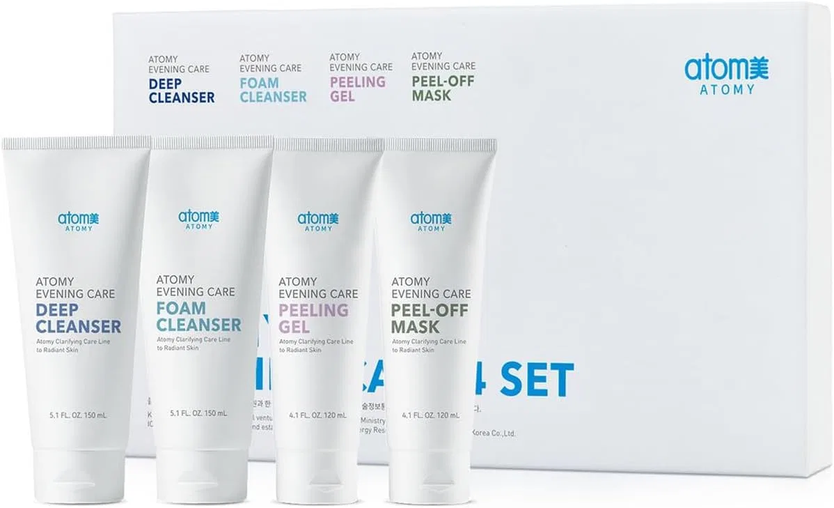 Набор уходовой косметики Atomy Evening Care Set, 4 типа, 150 мл