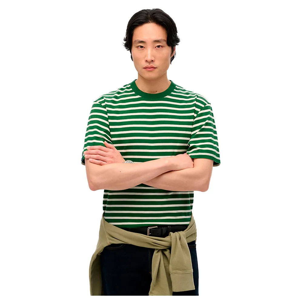 

Футболка с коротким рукавом Superdry Merchant Stripe, зеленый