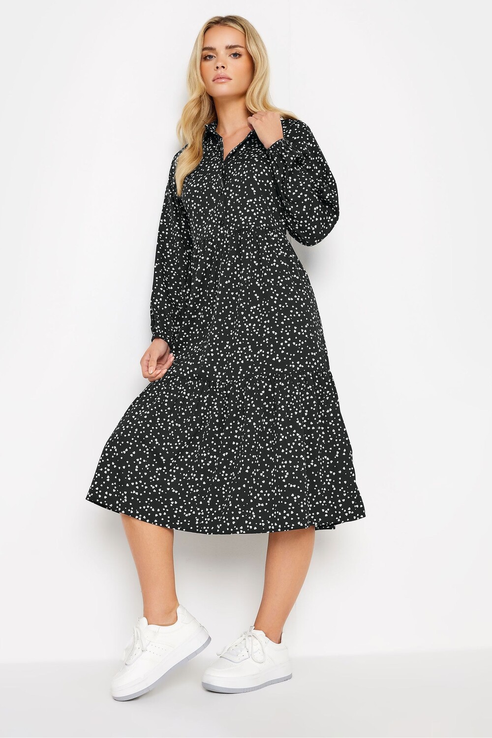 

Многоярусное платье Pixiegirl Petite, черный