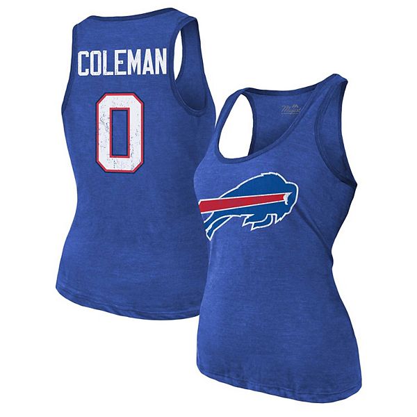 

Женский трикотажный топ с V-образным вырезом Keon Coleman Royal Buffalo Bills с именем и номером Majestic Threads