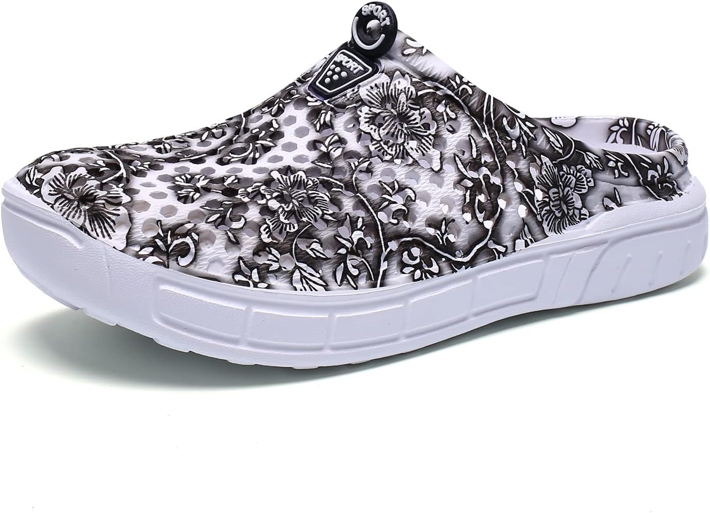 

Женские садовые сабо FLIOZY, мужские пляжные туфли для воды, тапочки-сандалии, дышащие повседневные легкие уличные прогулочные туфли, унисекс, черный