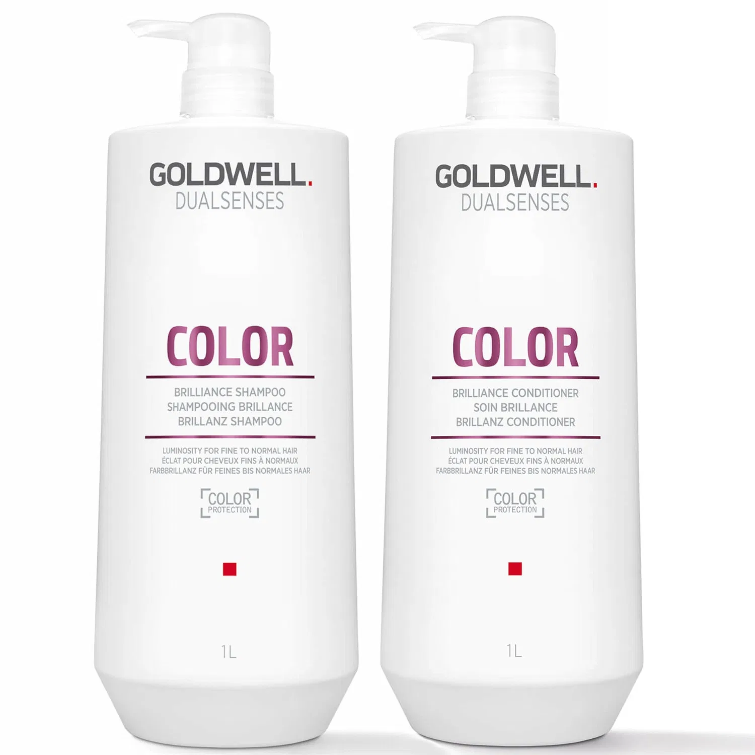 Шампунь и кондиционер Dualsenses Color Brilliance, 1 л (дуэт) Goldwell