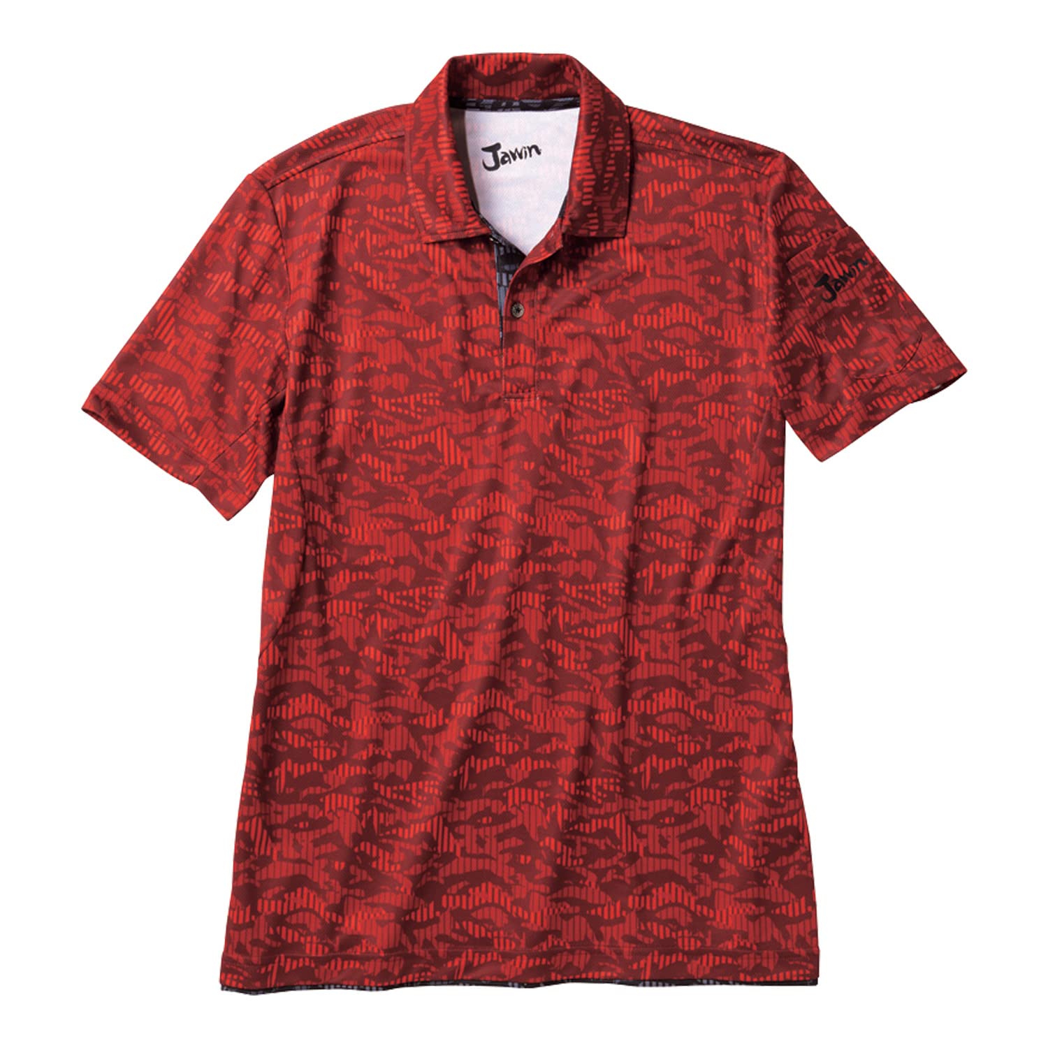 

Футболка-поло с коротким рукавом Jawin 55334, красный камуфляж, размер S Jichodo