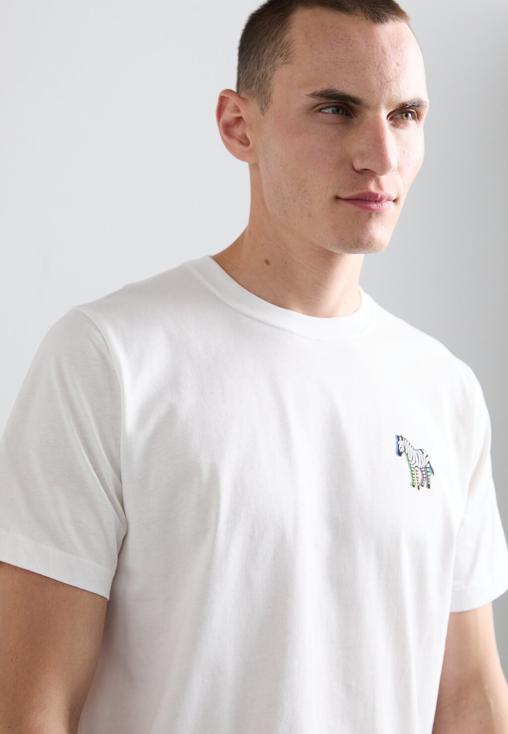 

Базовая футболка MENS ZEBRA PS Paul Smith, белый