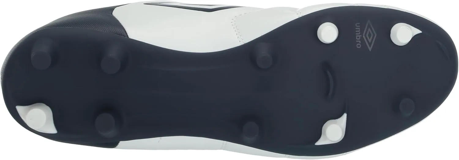 Мужские бутсы Umbro Classico XI FG, белый/темно-синий/красный — фото 3