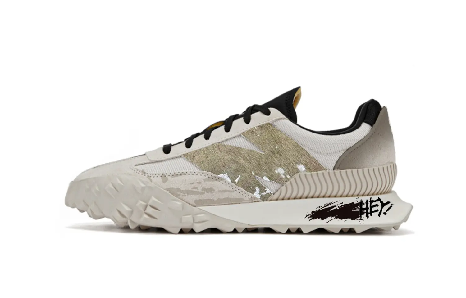 

New Balance XC 72 Простые белый текстильные замшевые низкие повседневные кроссовки унисекс бежевого и хаки цвета