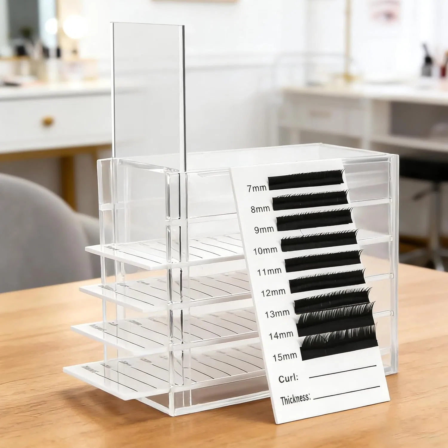 Органайзер для ресниц 5-слойный прозрачный BAMTTOO
