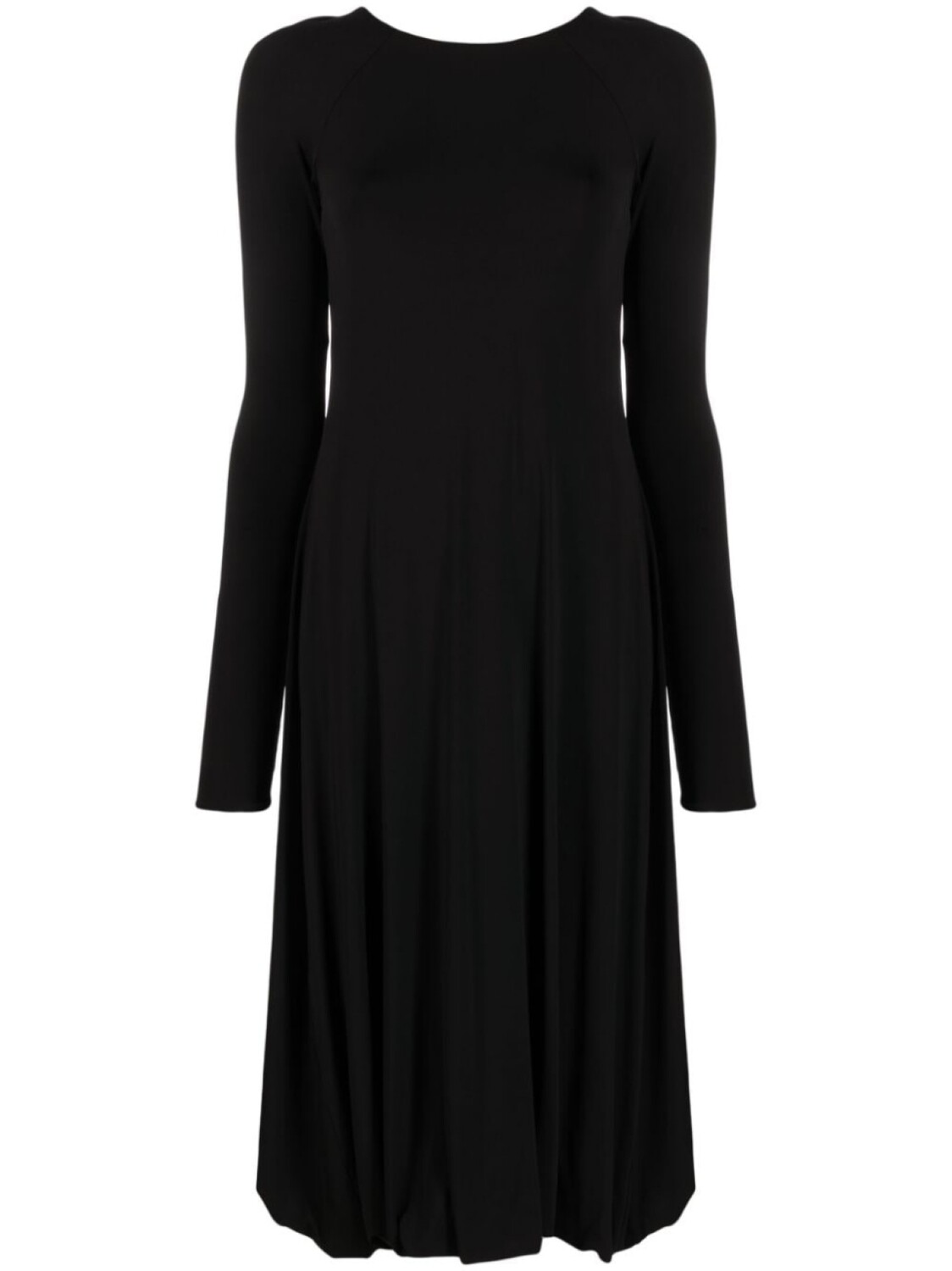

Jil Sander платье миди с открытой спиной, черный