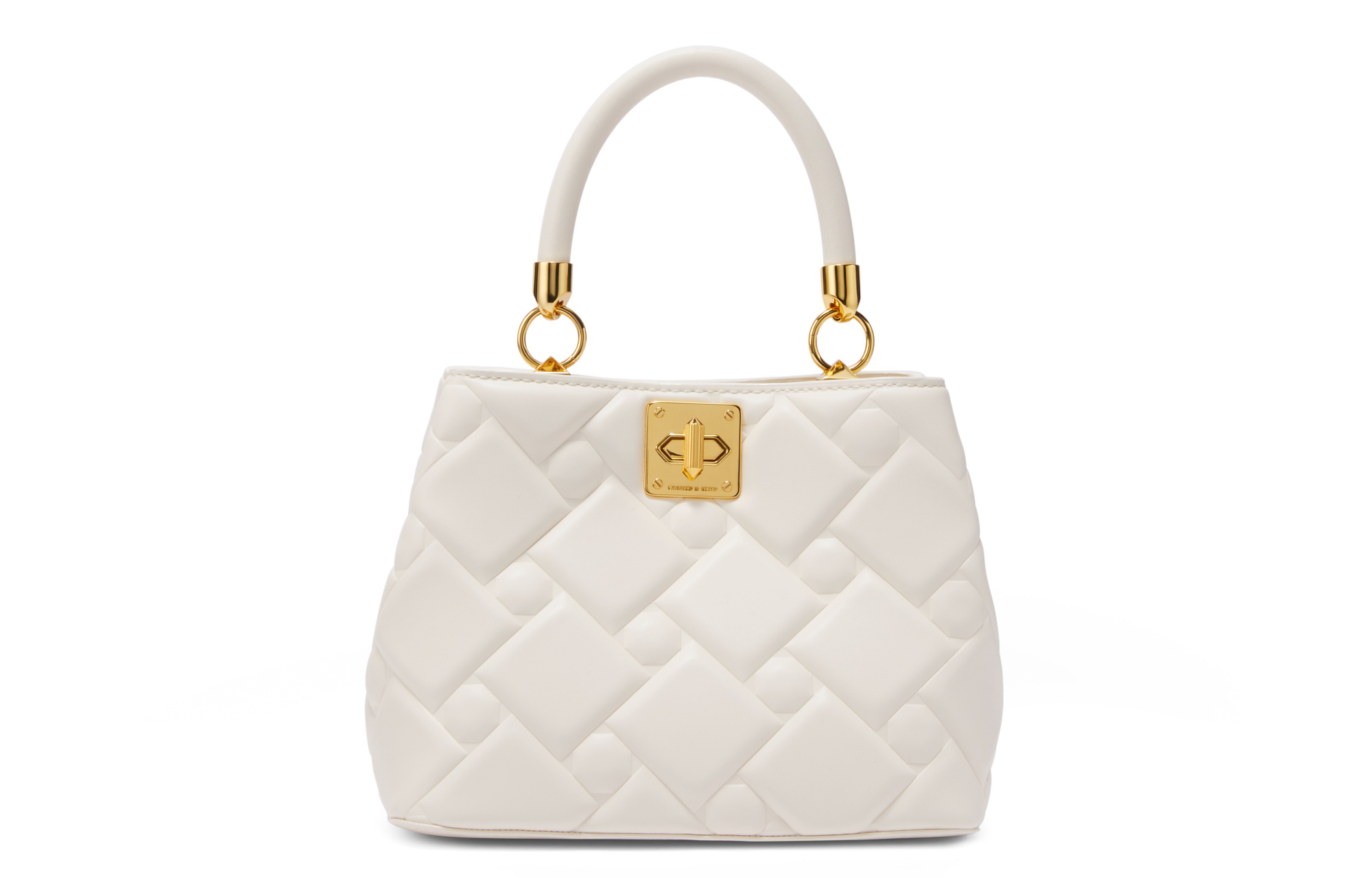 

Сумка кроссбод Charles & Keith Kelly через плечо женская разноцветная кремово-молочный белый