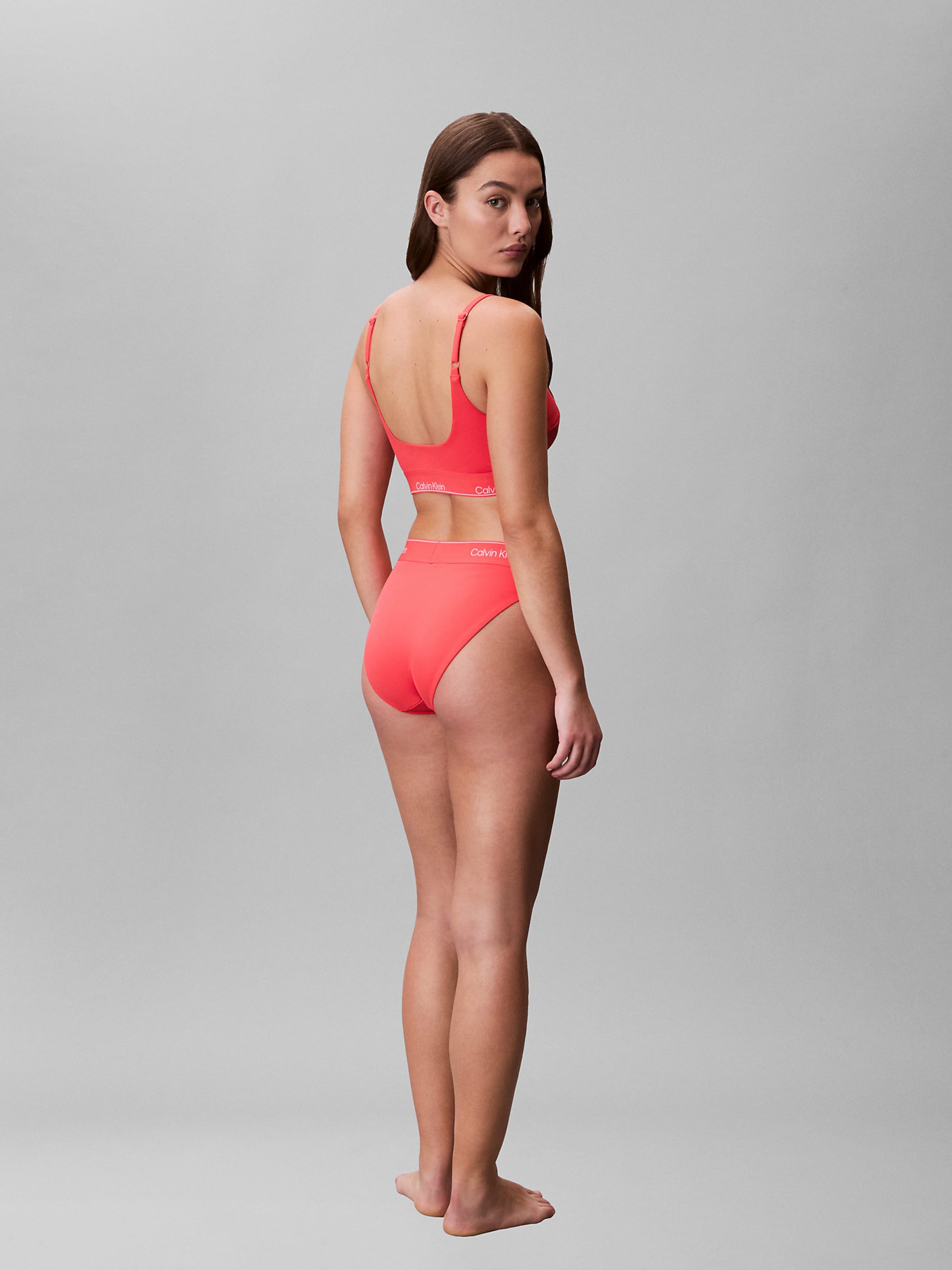 Calvin Klein Swimwear Бралетте топ бикини в розовом — фото 4