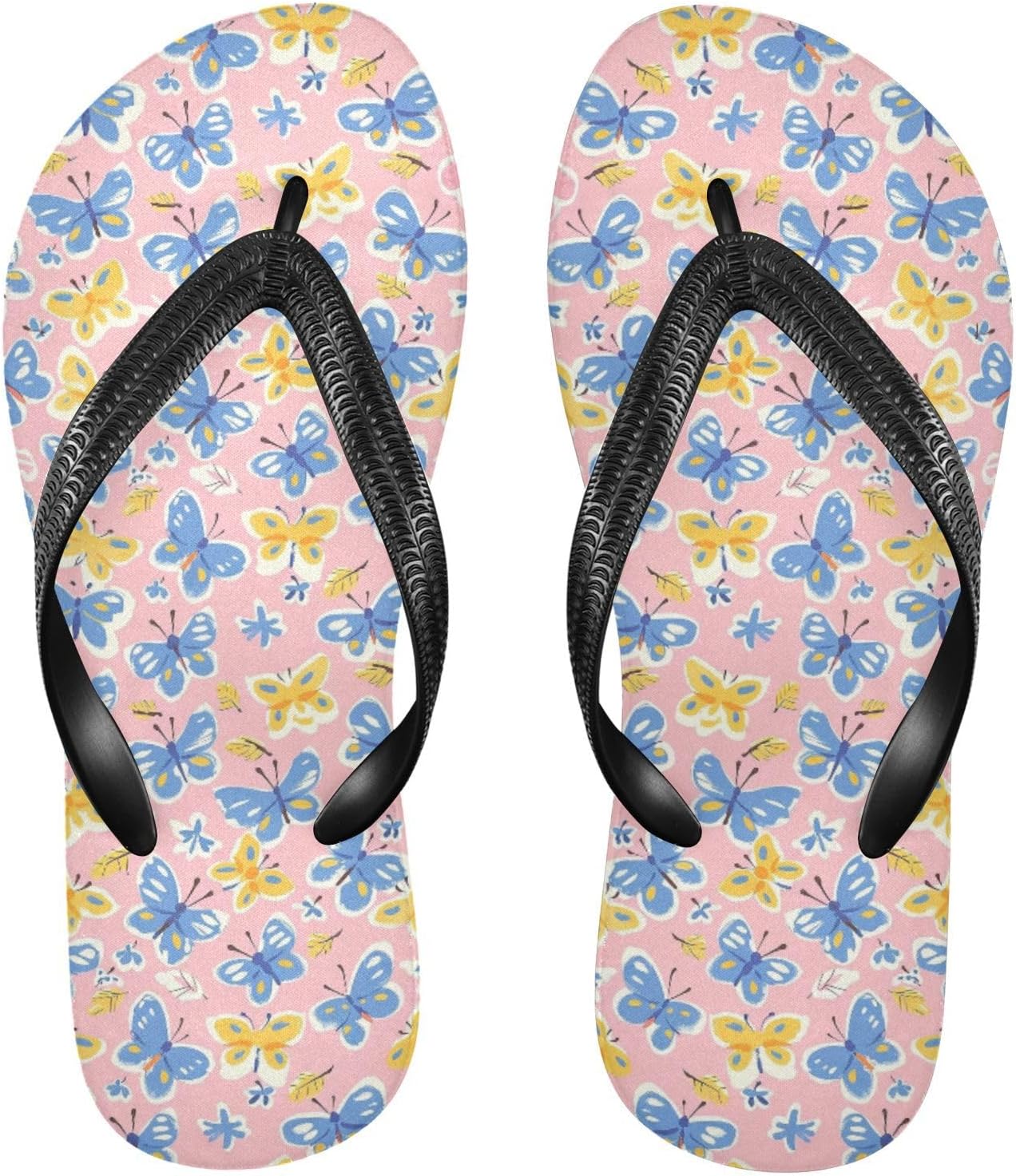 

Шлепанцы MNSRUU для женщин и мужчин, Butterflies I7659