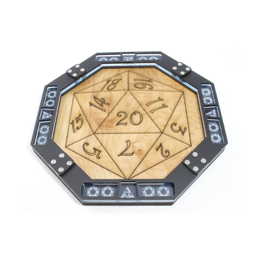 

10"x10" d20, Octagon Dice Trays (C4 Labs)