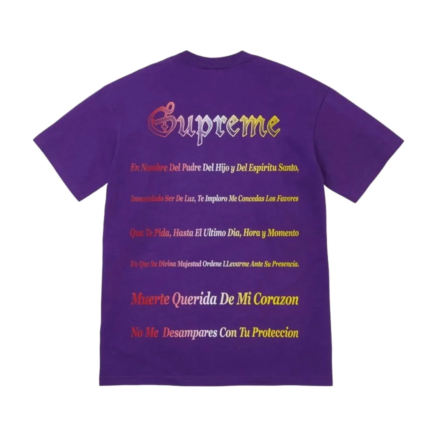Футболка Supreme SS26 Grim Reaper, фиолетовая, SUP-SS26-159-PUR — фото 2