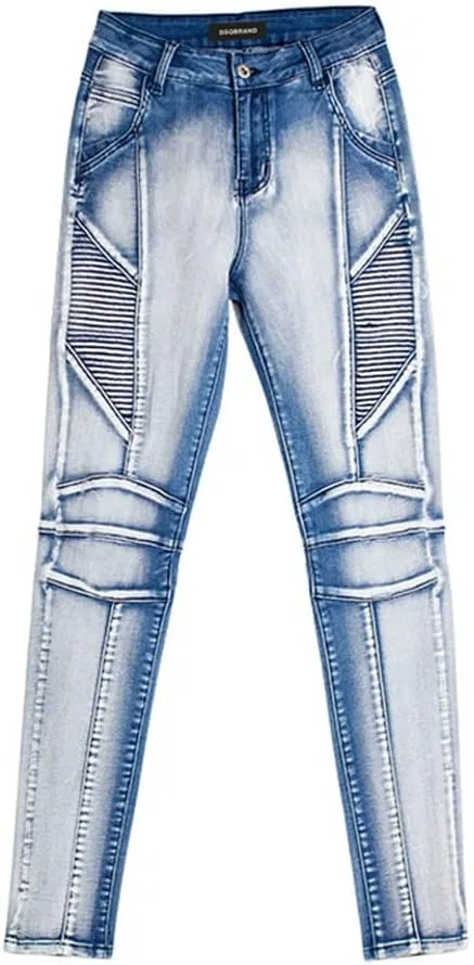 Джинсы с высокой талией, D