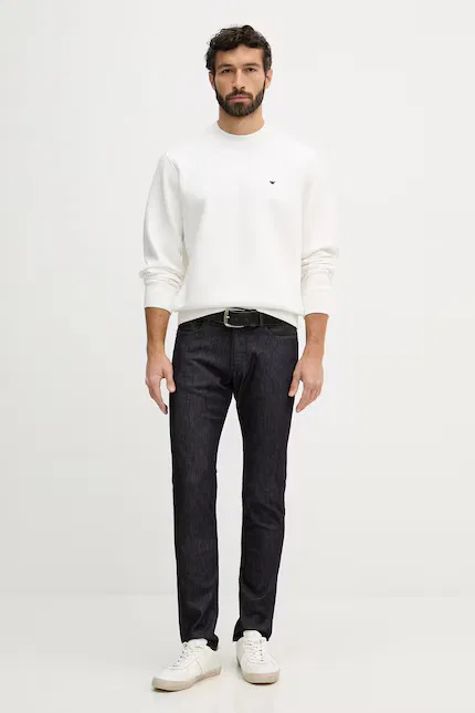 Худи Emporio Armani, бежевый — фото 2