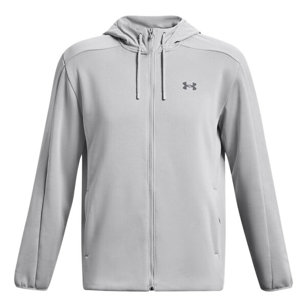 

Куртка essentials swacket hoodie jacket 'grey' Under Armour, серый